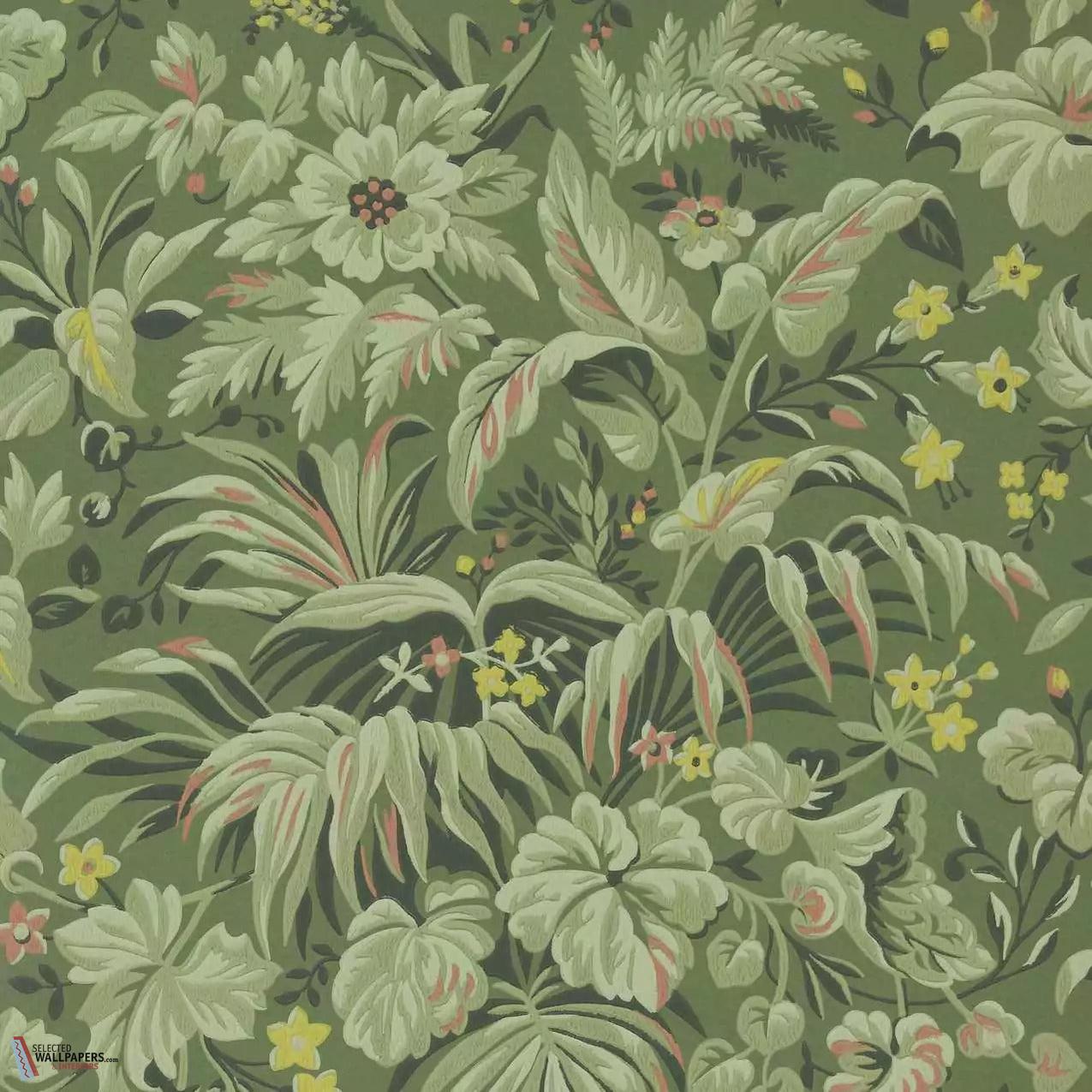 Palmette behang-1838 wallcoverings-Forest-Rol-Selected Wallpapers-Interiors
