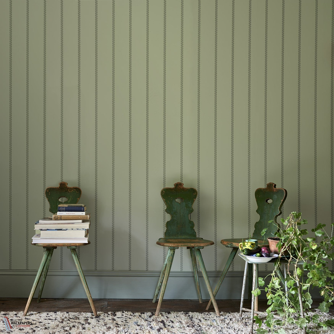 Petal Stripe behang-Behang-Farrow & Ball-Selected Wallpapers &amp; Interiors