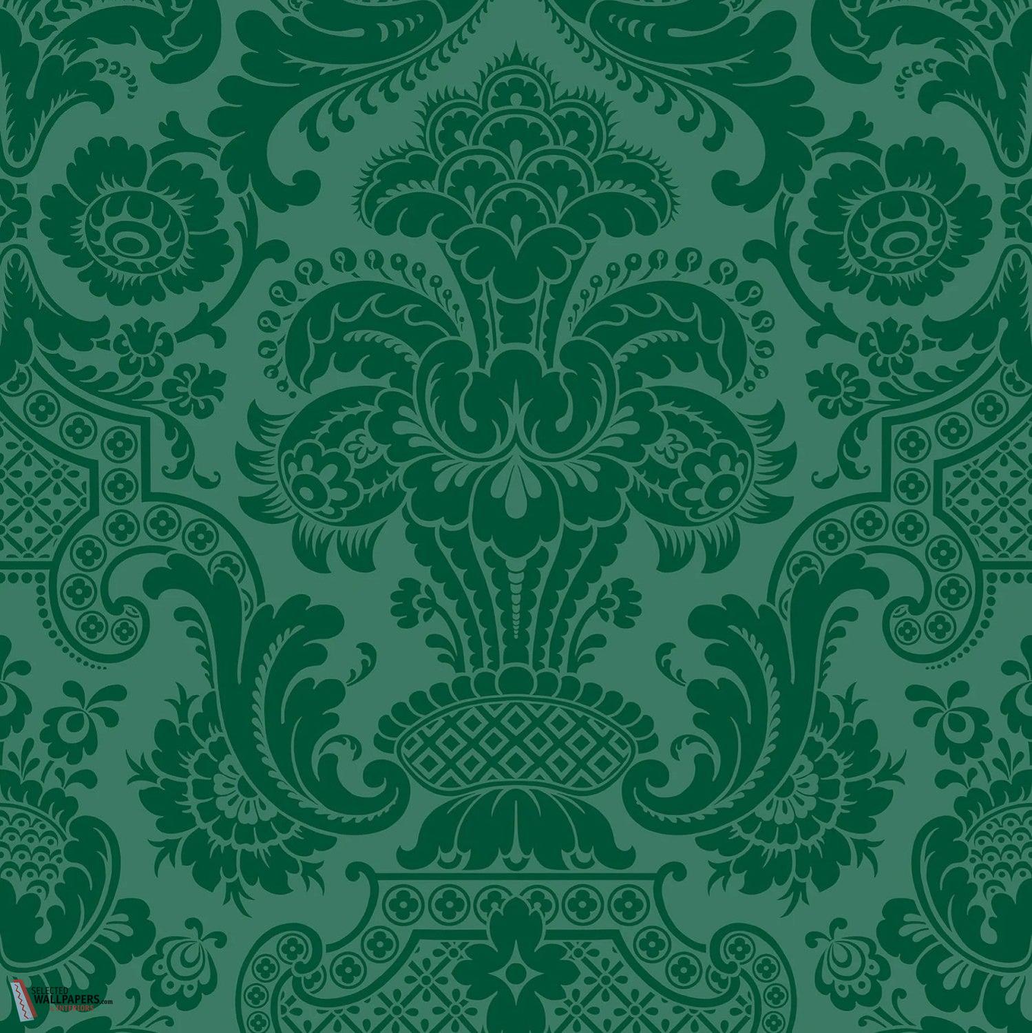 Petrouchka behang-Cole & Son-Emerald-Rol-Selected Wallpapers-Interiors