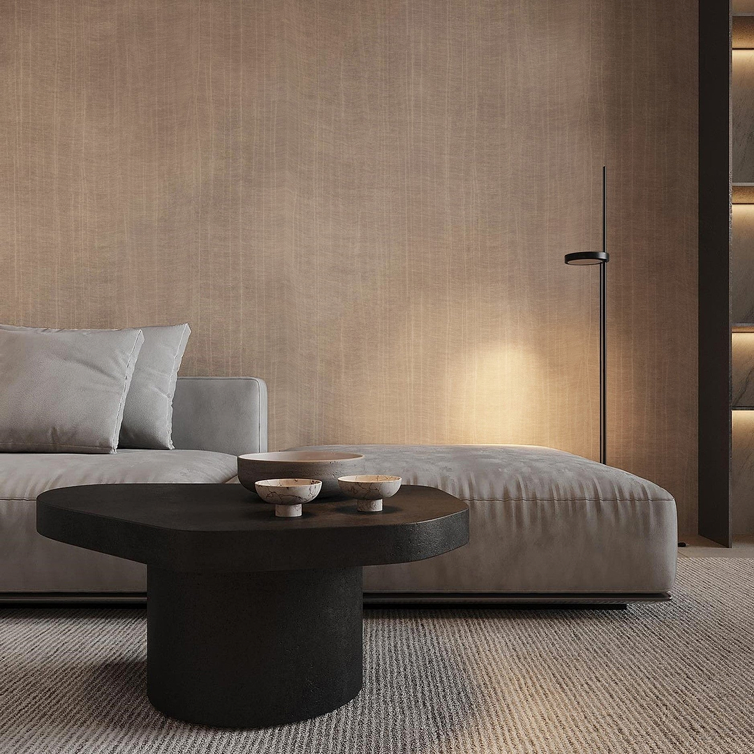 Plain vertical behang-Behang-Texam-Selected Wallpapers &amp; Interiors