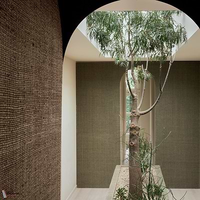 Raphia Maille behang-CMO Paris-Selected Wallpapers-Interiors