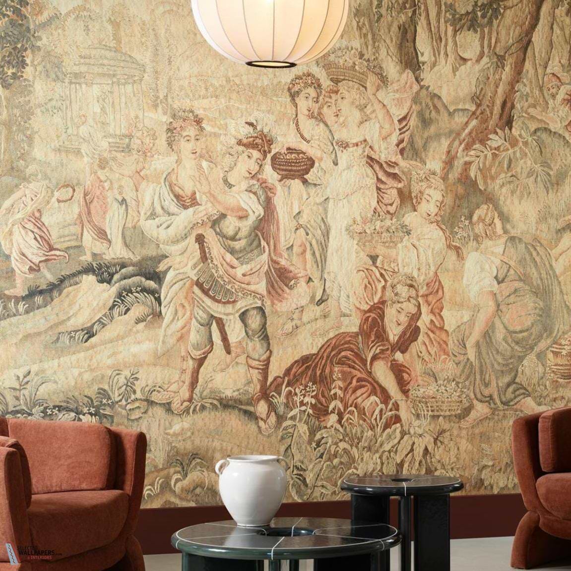 Récolte des Fleurs behang-Arte-Selected Wallpapers-Interiors