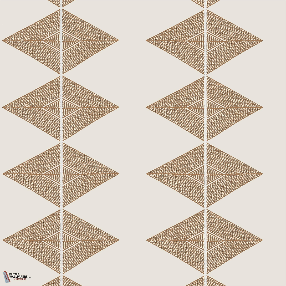 Reflection behang-Thibaut-Ochre-Rol-Selected Wallpapers-Interiors