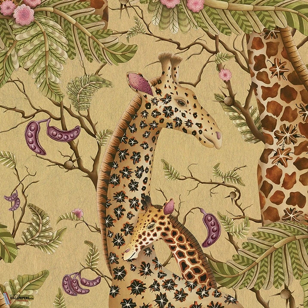 Royal Giraffe behang-Cole & Son-Safari-Rol-Selected Wallpapers-Interiors