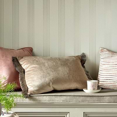 Silk Stripe behang-1838 wallcoverings-Selected Wallpapers-Interiors