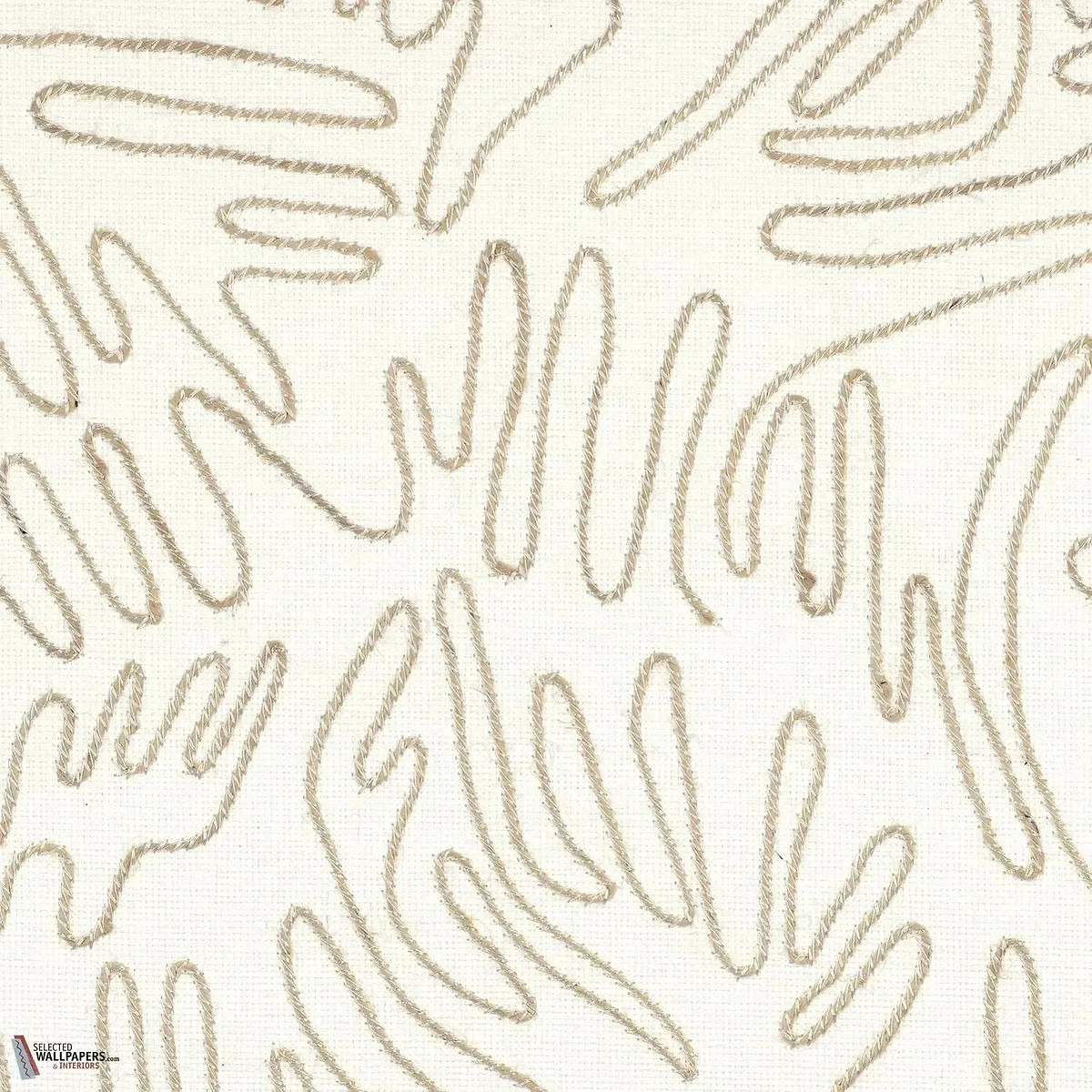 Silvara behang-Casamance-Blanc Naturel Clair-Rol-Selected Wallpapers-Interiors