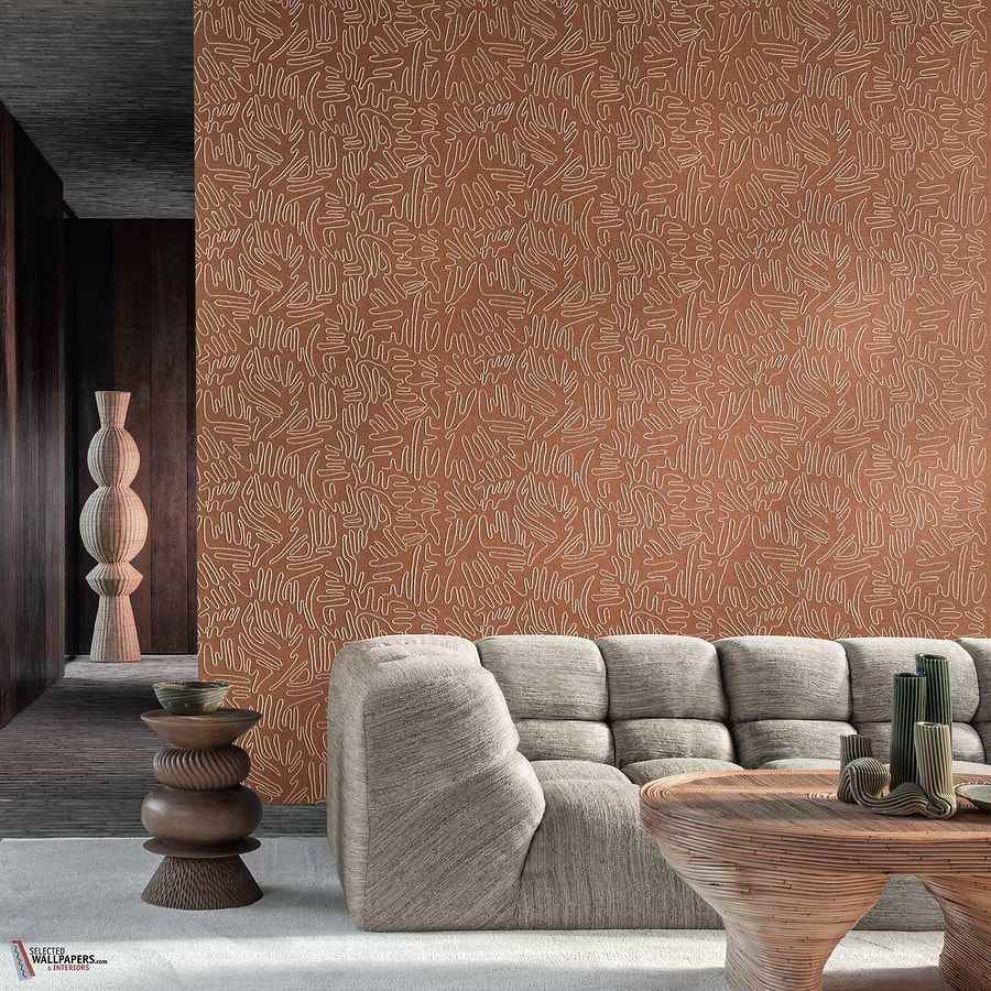 Silvara behang-Casamance-Selected Wallpapers-Interiors