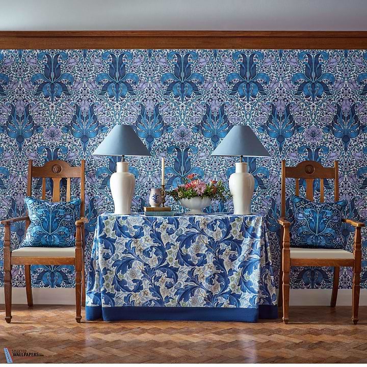 Spring Thicket-behang-tapete-wallpaper-Morris & Co-Selected-Wallpapers-Interiors