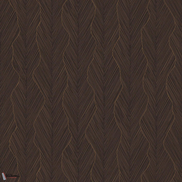 Strie behang-Casamance-Noir/Dore-Rol-Selected Wallpapers-Interiors