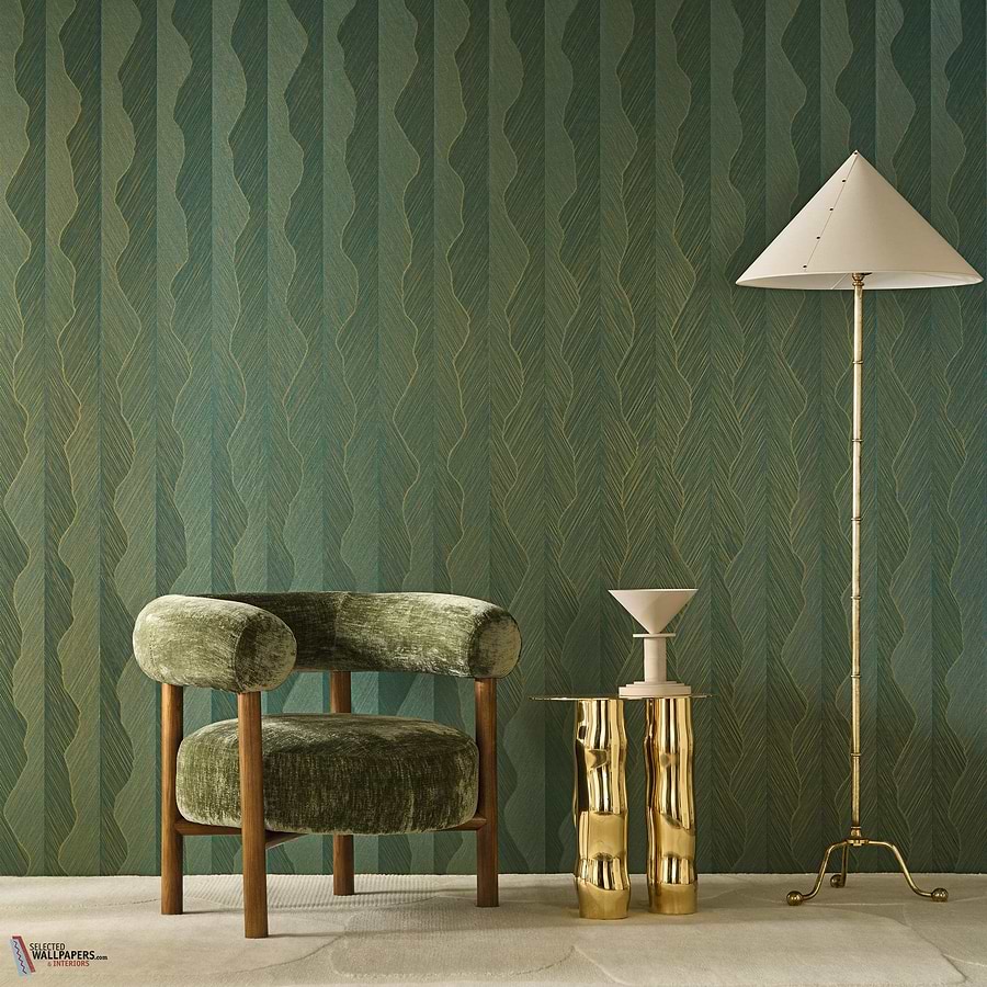 Strie behang-Casamance-Selected Wallpapers-Interiors