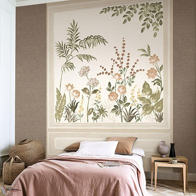 Trianon behang-Casamance-Selected Wallpapers-Interiors