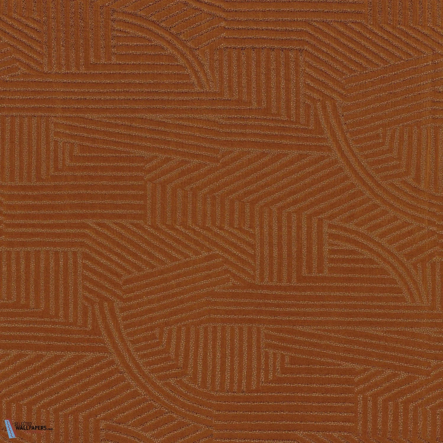 Vraisemblance Stof-Casamance-Terre de Sienne-Meter (M1)-Selected-Wallpapers-Interiors