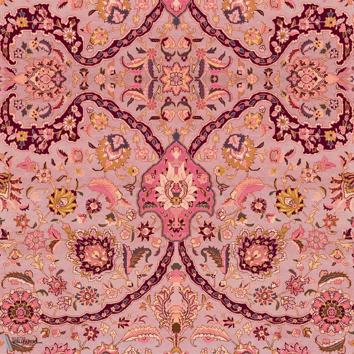 Zanjan behang-House of Hackney-wallpaper-tapete-Quartz Pink-200 cm-Selected-Wallpapers-Interiors