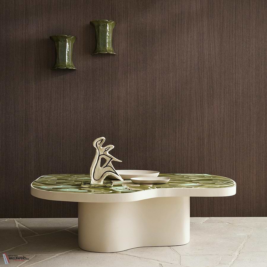Zebrano behang-Casamance-Selected Wallpapers-Interiors