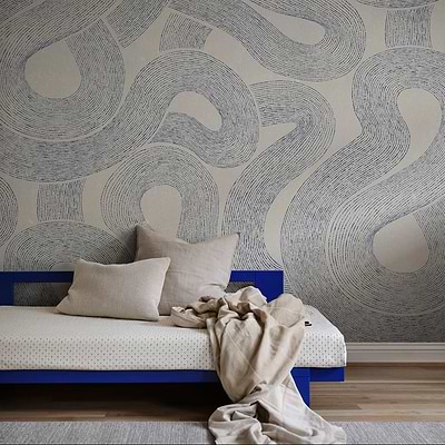 Zen Mural wallpaper-Sandberg-Selected Wallpapers-Interiors