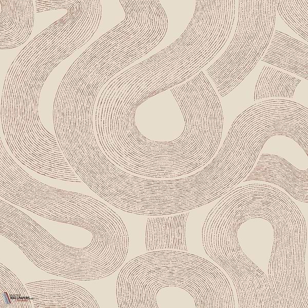 Zen wallpaper-Sandberg-Terracotta-Roll-Selected Wallpapers-Interiors