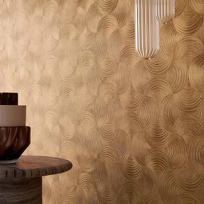 Aphelie behang-Casamance-Selected Wallpapers-Interiors