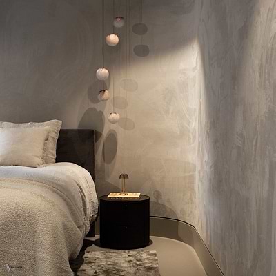 Suedine wallpaper by Dutch Walltextile Company
