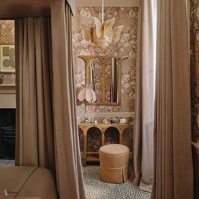 Golden Lily wallpaper by House of Hackney