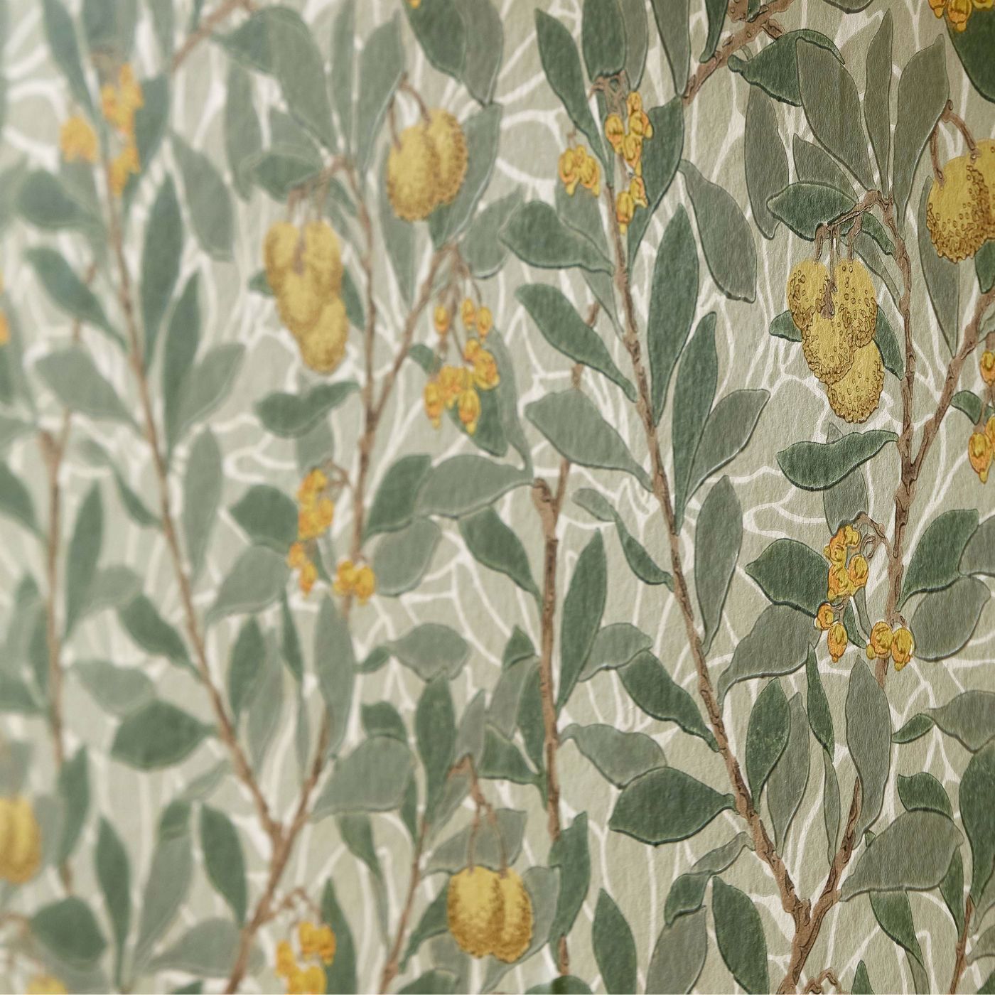 Arbutus behang-behang-Morris & Co-Selected Wallpapers &amp; Interiors