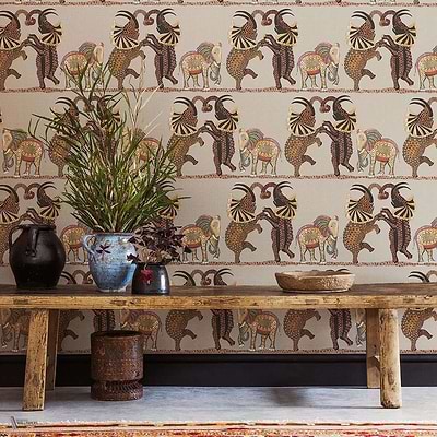 Safari Dance behang van Cole & Son