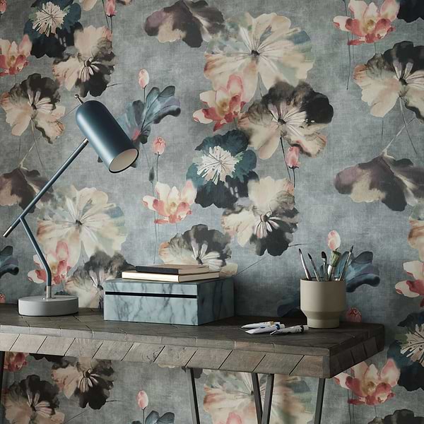 water-lelies-behang-1838-selected-wallpapers