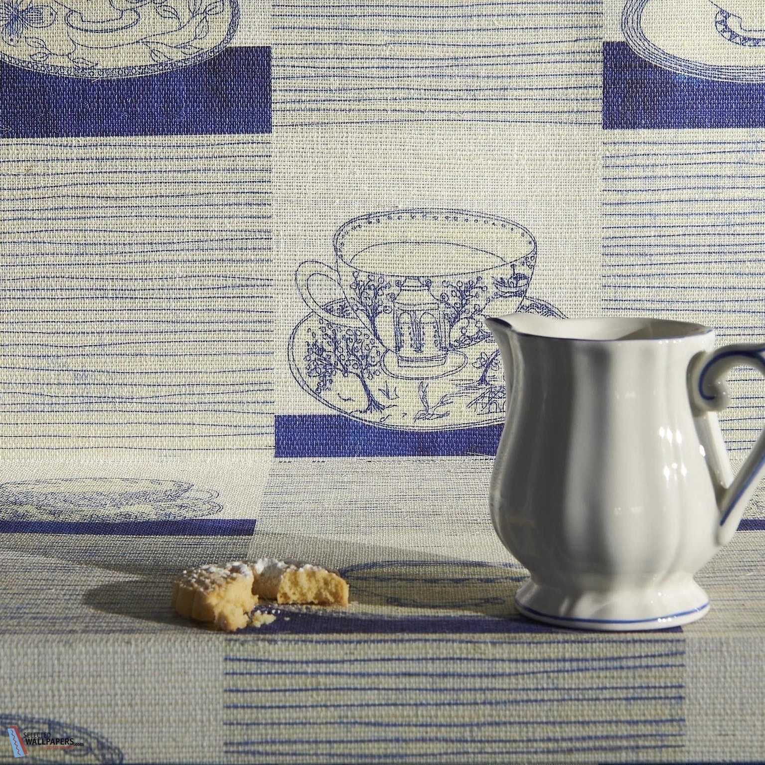 A l'heure du the-Behang-Tapete-Pierre Frey-Selected Wallpapers