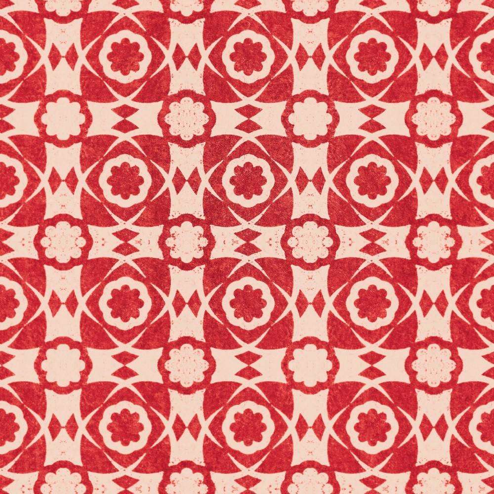 Aegan Tiles-behang-Tapete-Mind the Gap-Red-Rol-WP30052-Selected Wallpapers