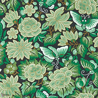 Amara Butterfly-Behang-Tapete-Sanderson-Emerald-Rol-217117-Selected Wallpapers