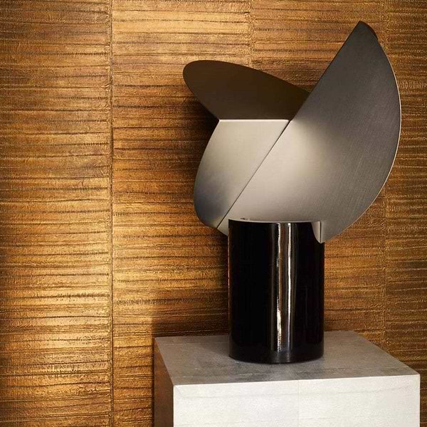 Anguille Metal-Behang-Tapete-Elitis-Selected Wallpapers