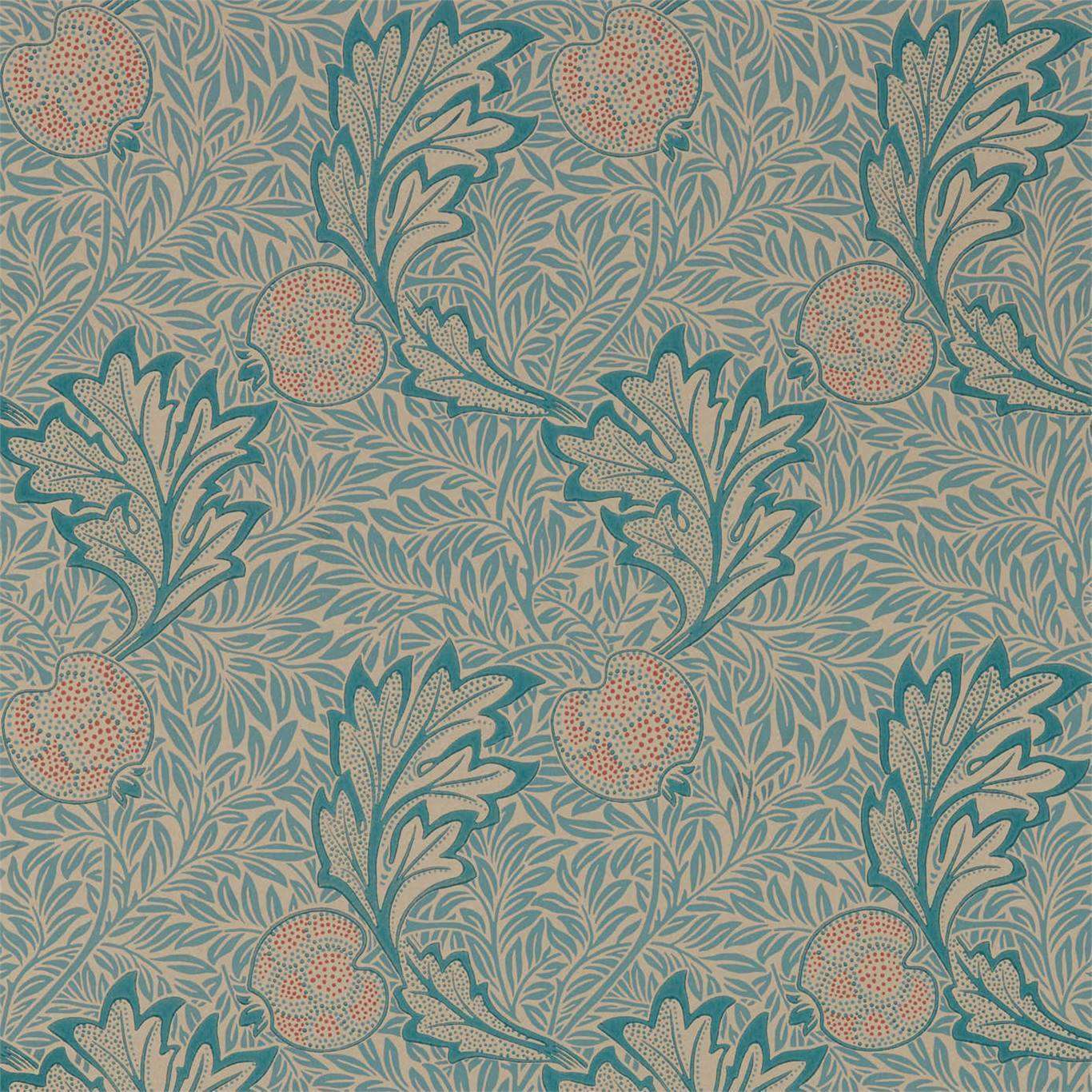 Apple-behang-Tapete-Morris & Co-Indigo Antique-Rol-216690-Selected Wallpapers