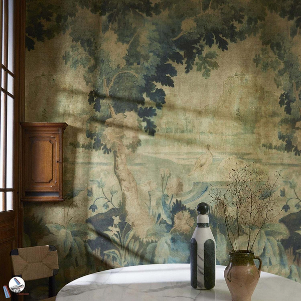 Au bord du Lac-Behang-Tapete-Pierre Frey-Selected Wallpapers
