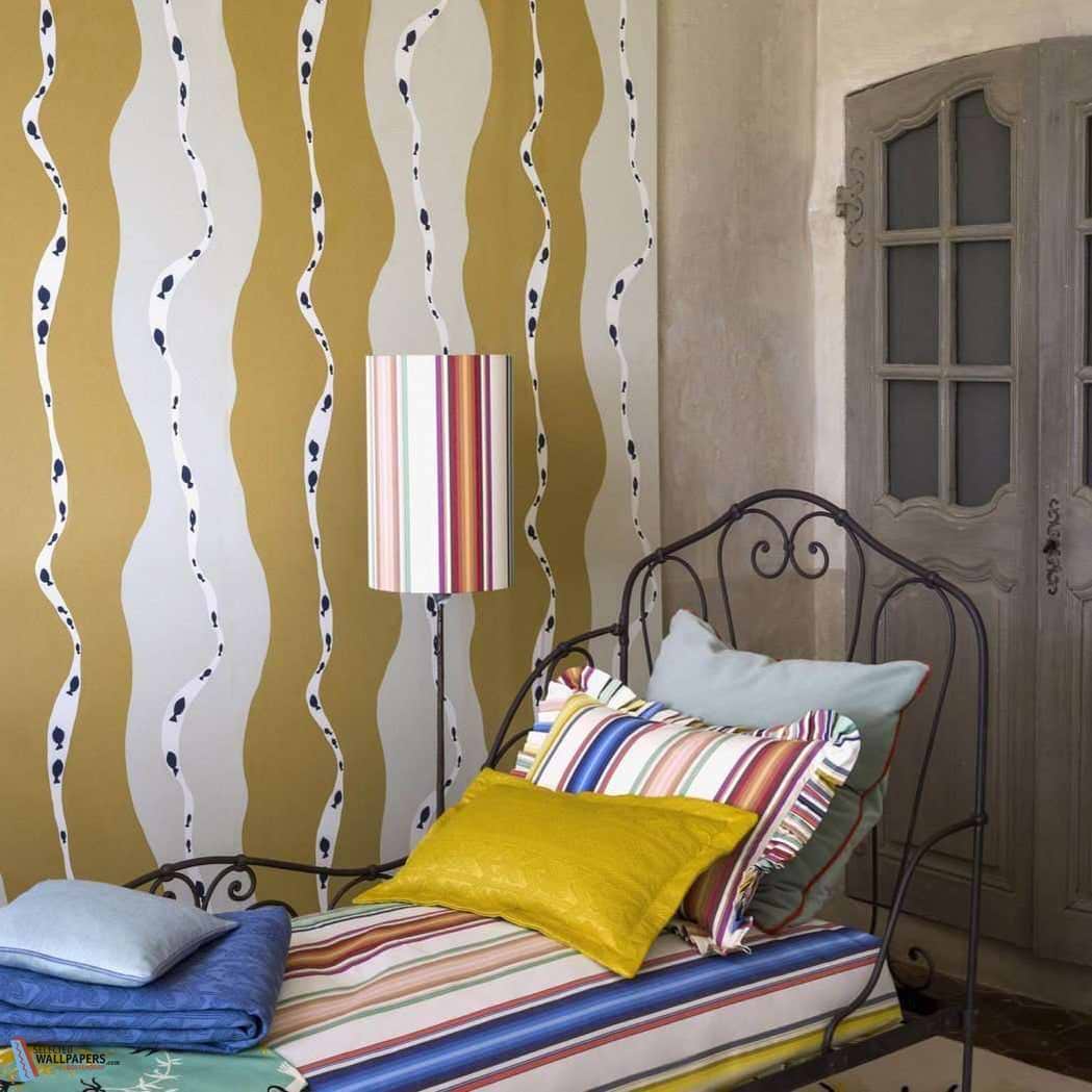Au fil de l'eau-behang-Tapete-Pierre Frey-Selected Wallpapers