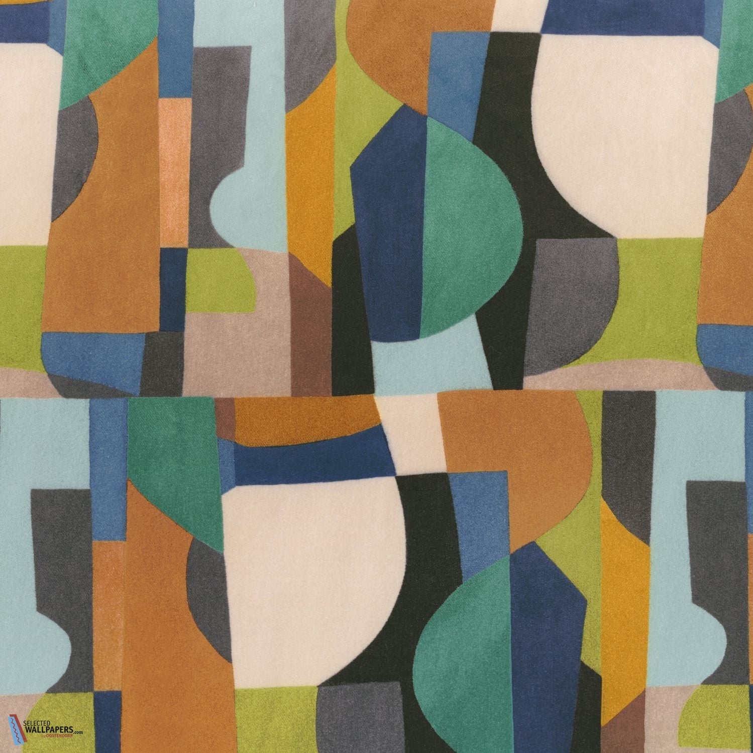 Avant Premiere stof-Fabric-Tapete-Casamance-Multico-Meter (M1)-32690303-Selected Wallpapers