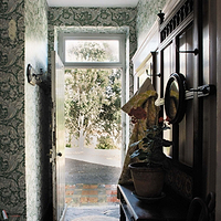 Bachelors Button-Behang-Tapete-Morris & Co-Selected Wallpapers