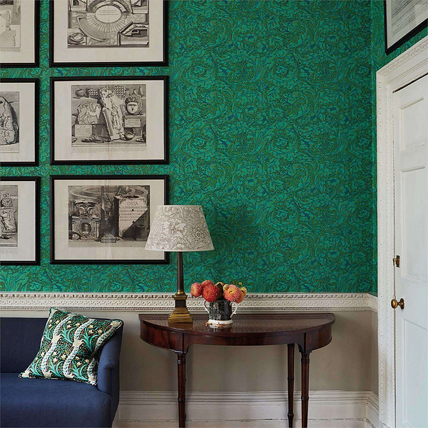 Bachelors Button-behang-Tapete-Morris & Co-Selected Wallpapers