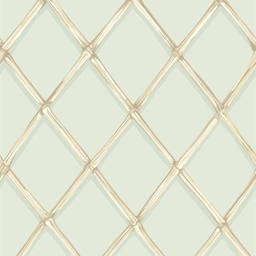 Bagatelle-Wallpaper-Cole & Son-Duck Egg-Roll-99/5025-Selected Wallpapers