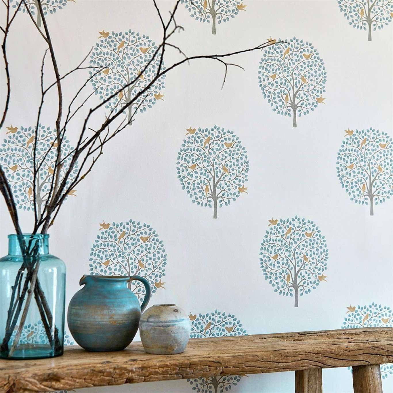 Bay Tree-behang-Tapete-Sanderson-Selected Wallpapers