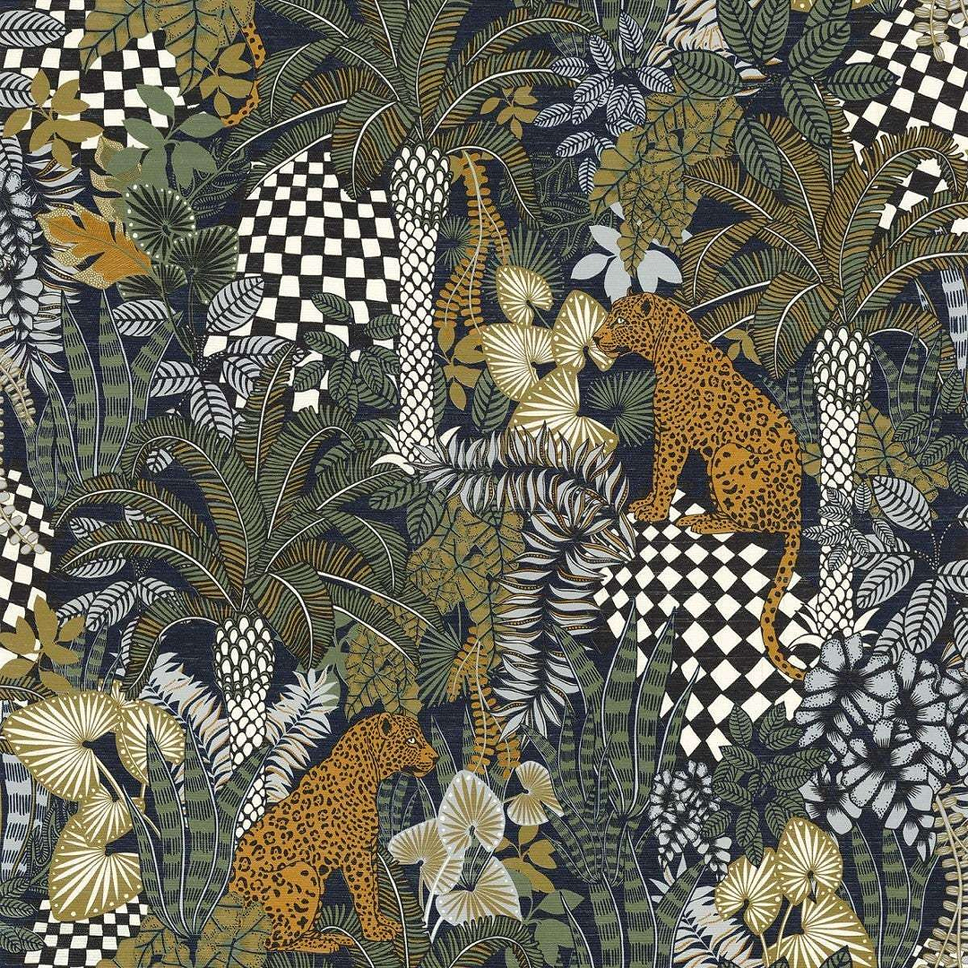 Belize-Behang-Tapete-Casamance-Encre/kaki-Rol-75500304-Selected Wallpapers