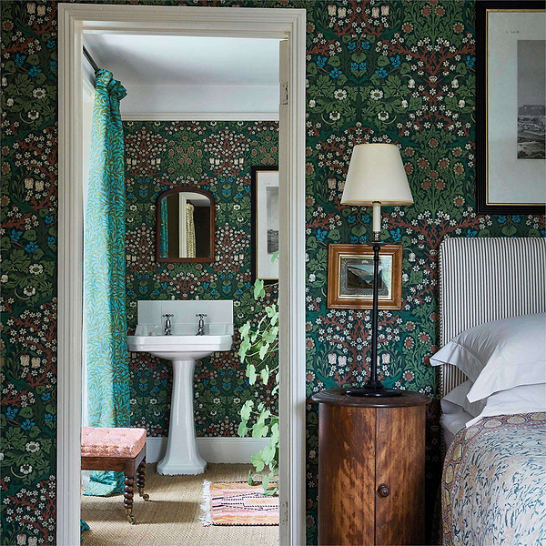Blackthorn-behang-Tapete-Morris & Co-Selected Wallpapers