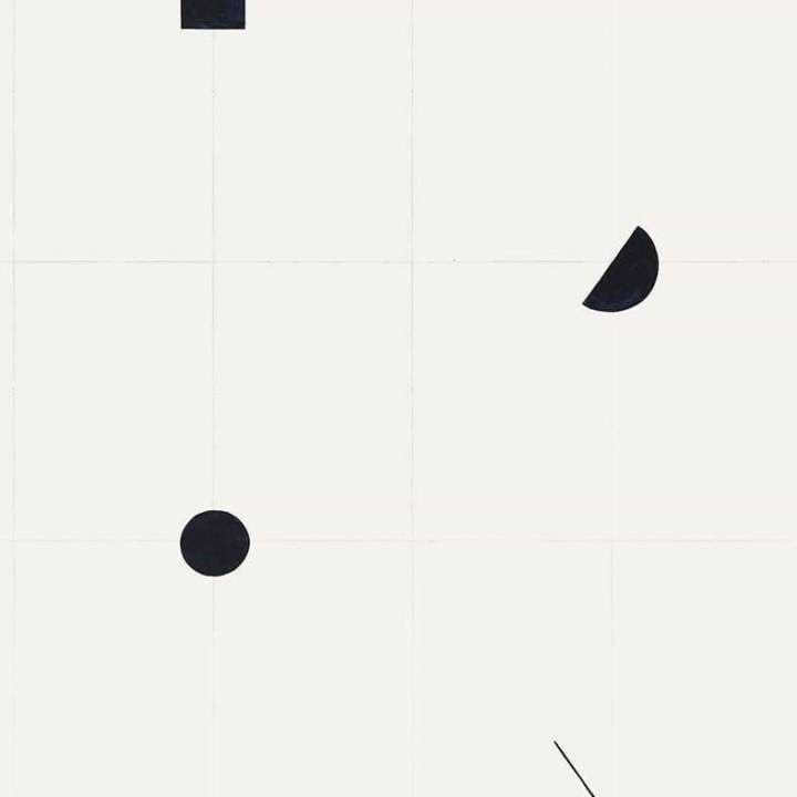 Bobby Clark - Shape Study-Behang-Tapete-Coordonne-Deep Navy-Rol-8000011N-Selected Wallpapers