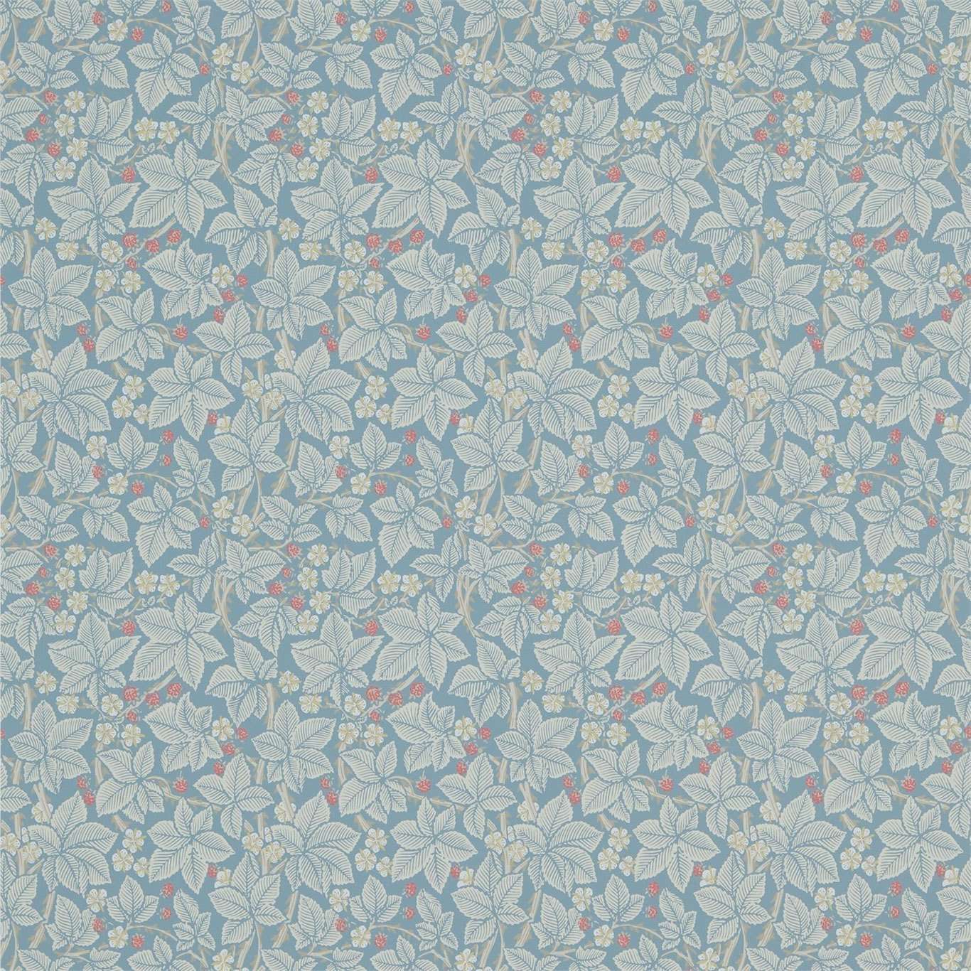 Bramble-behang-Tapete-Morris & Co-Pale Blue-Rol-214698-Selected Wallpapers