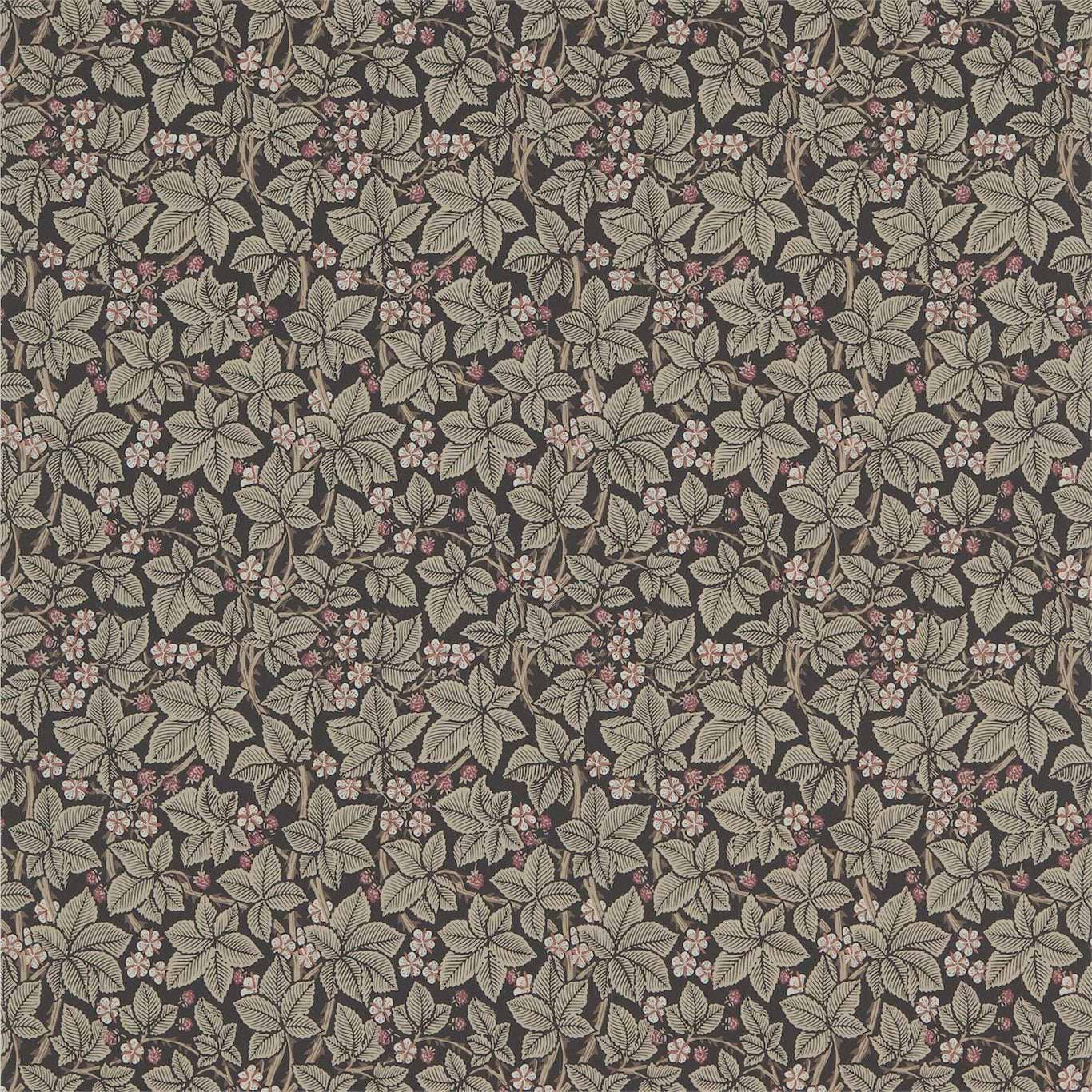Bramble-behang-Tapete-Morris & Co-Charcoal-Rol-214699-Selected Wallpapers