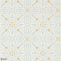 Brophy Trellis-behang-Tapete-Morris & Co-Ivory Sage-Rol-216700-Selected Wallpapers