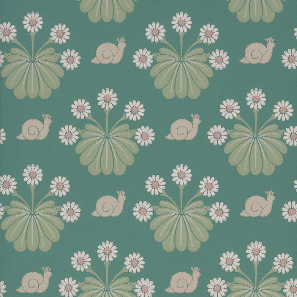 Burges Snail-Behang-Tapete-Little Greene-Ocean-Rol-0260BUOCEAN-Selected Wallpapers