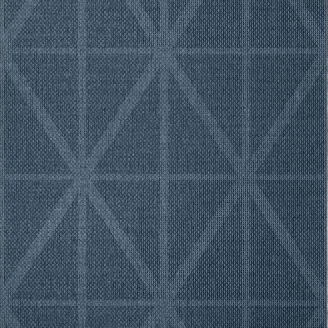 Café Weave Trellis-Behang-Tapete-Thibaut-Navy-Rol-T364-Selected Wallpapers