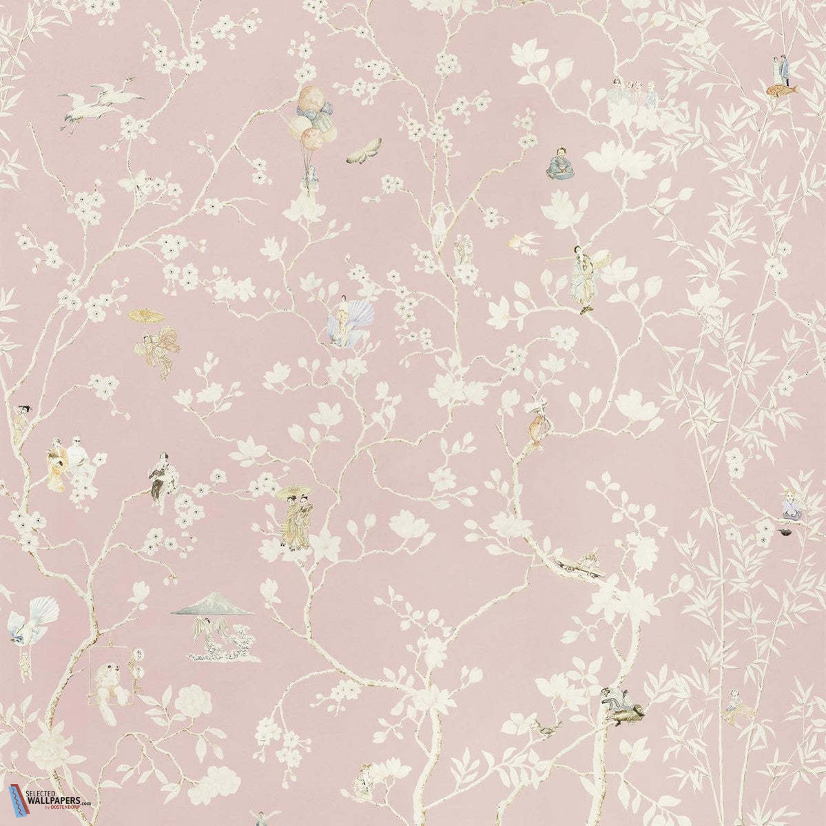 Cherry Kawasaki-Behang-Tapete-Pierre Frey-Buvard-Set-FP912002-Selected Wallpapers