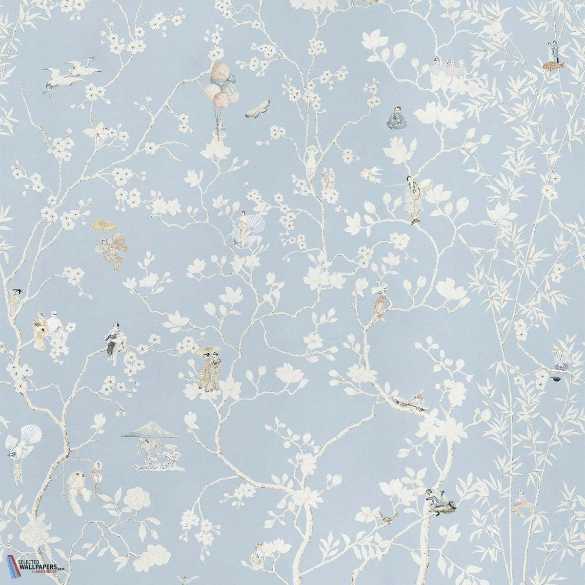 Cherry Kawasaki-Behang-Tapete-Pierre Frey-Ciel-Set-FP912004-Selected Wallpapers