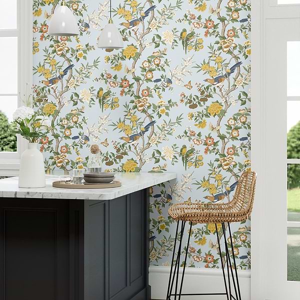 Chinoiserie Hall-Behang-Tapete-Sanderson-Selected Wallpapers