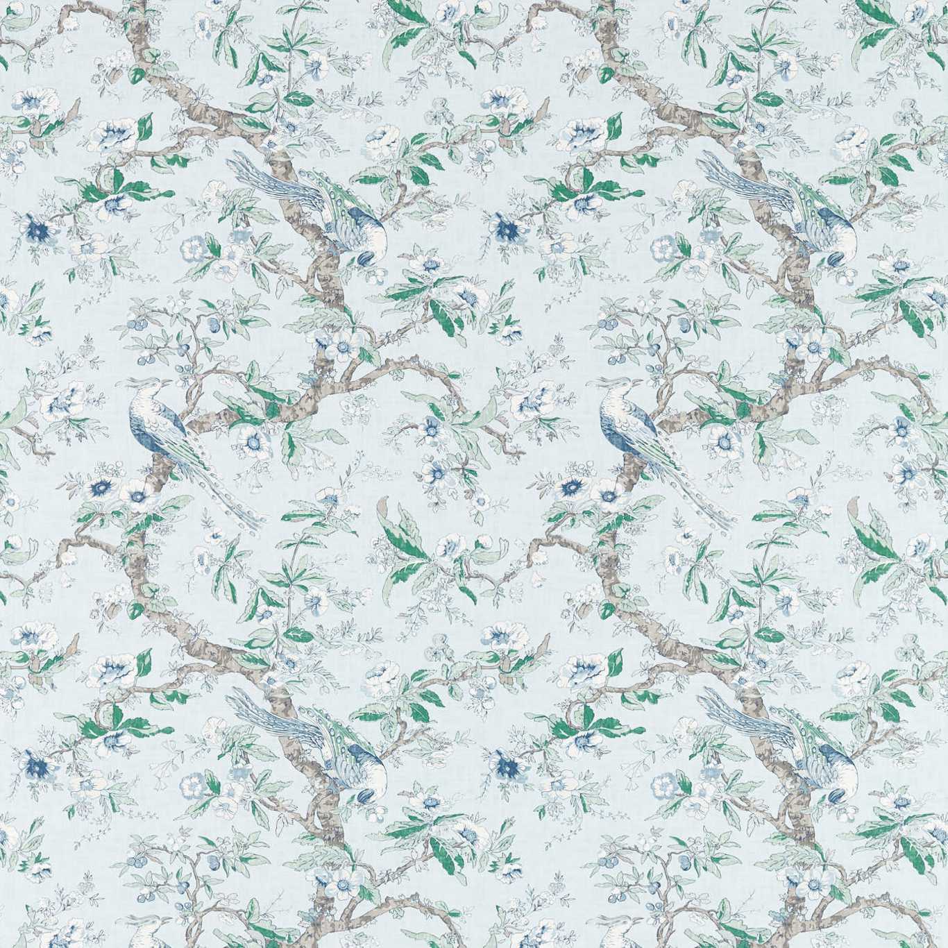 Chintz-Behang-Tapete-Zoffany-Blue Stone-Meter (M1)-313014-Selected Wallpapers